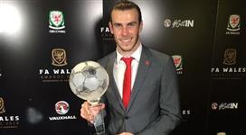 رسمياً.. وللمرة الرابعة على التوالي : «غاريث بيل» يفوز بجائزة أفضل لاعب «ويلزي» لـ عام 2016 !