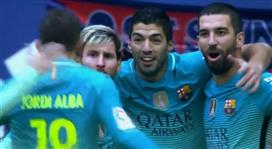 بالفيديو - برشلونة يخرج من دوامة التعادلات بفوز منطقي على ملعب أوساسونا بثلاثية نظيفة !