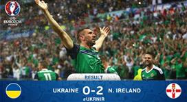بالفيديو- أوكرانيا تسقط مجدداً وإيرلندا الشمالية تحصل على أول 3 نقاط بالمجموعة
