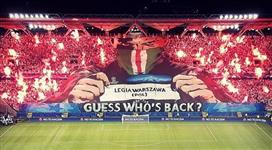 بالفيديو - لمن فاته «تيفو» جماهير ليجيا وارسو «المرعب» قبل مواجهة دروتموند