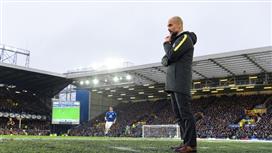 رد فعل مفاجئ وقرار حاسم من غوارديولا بعد رباعية إيفرتون