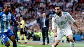 كارفخال يعترف " بالمعروف " لدى جماهير فريقه بعد الفوز أمام ملقا