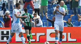 بالفيديو - نابولي يسقط في فخ ساسولو ويتعادل في مباراة مثيرة خسر فيها فرصة الصعود للوصافة